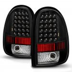Plymouth Voyager 1996-2000 Black LED Tail Lights