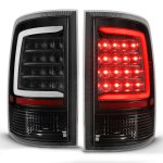 2012 Dodge Ram Black LED Tail Lights Tube