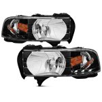 1997 Dodge Ram 2500 Crystal Headlights Black LED