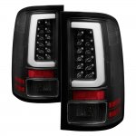2009 GMC Sierra 3500HD Black LED Tail Lights Tube