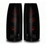 1996 Chevy Tahoe Black Smoked Tail Lights