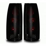 1998 GMC Sierra Black Smoked Tail Lights