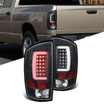 2003 Dodge Ram Black Tube LED Tail Lights