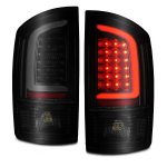 2002 Dodge Ram Black Smoked Tube LED Tail Lights 2002 Dodge Ram Black Smoked Tube LED Tail Lights