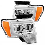 2012 Ford F150 Projector Headlights Switchback LED DRL Signal Lights