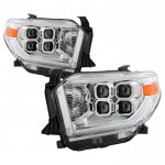 2016 Toyota Tundra SR Quad LED Projector Headlights Facelift DRL
