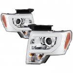 2013 Ford F150 Projector Headlights LED DRL Switchback Signal
