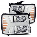 2012 Chevy Silverado 2500HD LED Quad Projector Headlights DRL Dynamic Signal Activation