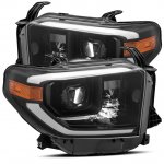 2014 Toyota Tundra Glossy Black Projector Headlights LED DRL Activation Level