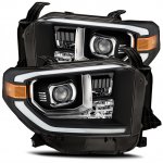 2016 Toyota Tundra Black Projector Headlights LED DRL Activation Level