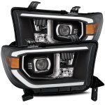 2011 Toyota Tundra Black LED Projector Headlights DRL Activation