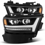 2022 Dodge Ram 1500 Black LED Projector Headlights DRL Dynamic Signal Activation