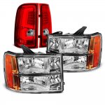 GMC Sierra 2500HD 2007-2014 Headlights and LED Tail Lights