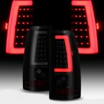 2000 Chevy Silverado Black Smoked LED Tail Lights Neon Tube