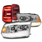 2013 Dodge Ram 5th Gen Projector Headlights LED Tail Lights