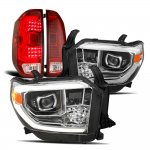 Toyota Tundra 2014-2021 DRL Projector Headlights LED Tail Lights