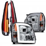 GMC Yukon 2007-2014 DRL Projector Headlights Full LED Tail Lights Conversion