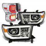 2011 Toyota Tundra Facelift DRL Projector Headlights LED Tail Lights
