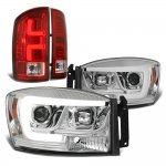 2007 Dodge Ram 2500 DRL Projector Headlights Custom LED Tail Lights
