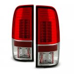 2012 Ford F550 Super Duty Red and Clear LED Tail Lights 2012 Ford F550 Super Duty Red and Clear LED Tail Lights