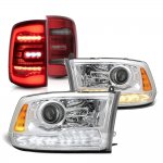 Dodge Ram 2500 2010-2018 Premium Projector Headlights Full LED Tail Lights