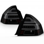 2011 Chevy Impala Black Smoked LED Tail Lights SS-Series