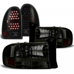 Dodge Durango 1998-2003 Smoked Headlights LED Tail Lights Dodge Durango 1998-2003 Smoked Headlights LED Tail Lights