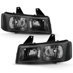 Chevy Express 2003-2017 Black Euro Headlights