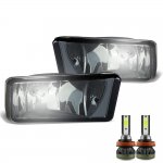 Chevy Avalanche Z71 Off-Road 2007-2013 Smoked Fog Lights LED Bulbs Kit
