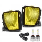 Dodge Ram 1500 2013-2018 Yellow Fog Lights LED Bulbs Kit