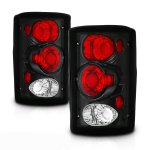 Ford Econoline Van 1995-2006 Black Custom Tail Lights