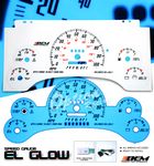 Chevy S10 Pickup 1995-1997 Glow Gauge Cluster Face Kit Chevy S10 Pickup 1995-1997 Glow Gauge Cluster Face Kit