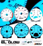 Honda Accord 1990-1993 Glow Gauge Cluster Face Kit