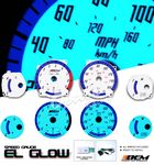 Nissan 240SX 1995-1996 Glow Gauge Cluster Face Kit Nissan 240SX 1995-1996 Glow Gauge Cluster Face Kit