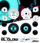 1994 Dodge Ram Reverse Glow Gauge Cluster Face Kit