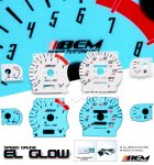 Saturn S Series 1997-1998 Glow Gauge Cluster Face Kit