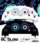 2001 Ford Mustang V8 Reverse Glow Gauge Cluster Face Kit