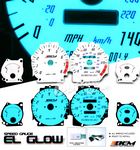 1993 Acura Integra Glow Gauge Cluster Face Kit