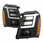 Cadillac Escalade 2007-2014 Black Projector Headlights