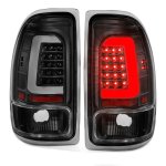 Dodge Dakota 1997-2004 Black Tube LED Tail Lights