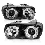 1996 Acura Integra Clear Projector Headlights with Halo