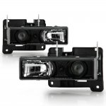 1998 Chevy Suburban Black Projector Headlights