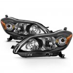 Toyota Matrix 2009-2013 Black Headlights