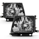 2000 Toyota Tacoma Black Euro Headlights