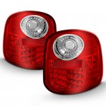 2002 Ford F150 Flareside LED Tail Lights Red and Clear