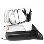 Dodge Ram 2019-2022 Chrome Power Folding Towing Mirrors Clear Signal