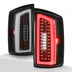 2007 Dodge Ram 2500 Black LED Tail Lights Tube