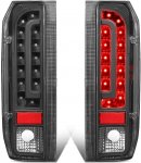 1995 Ford Bronco Black LED Tail Lights