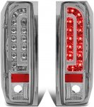1995 Ford Bronco Chrome LED Tail Lights