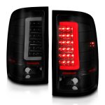 2009 GMC Sierra Black Smoked LED Tail Lights Tube